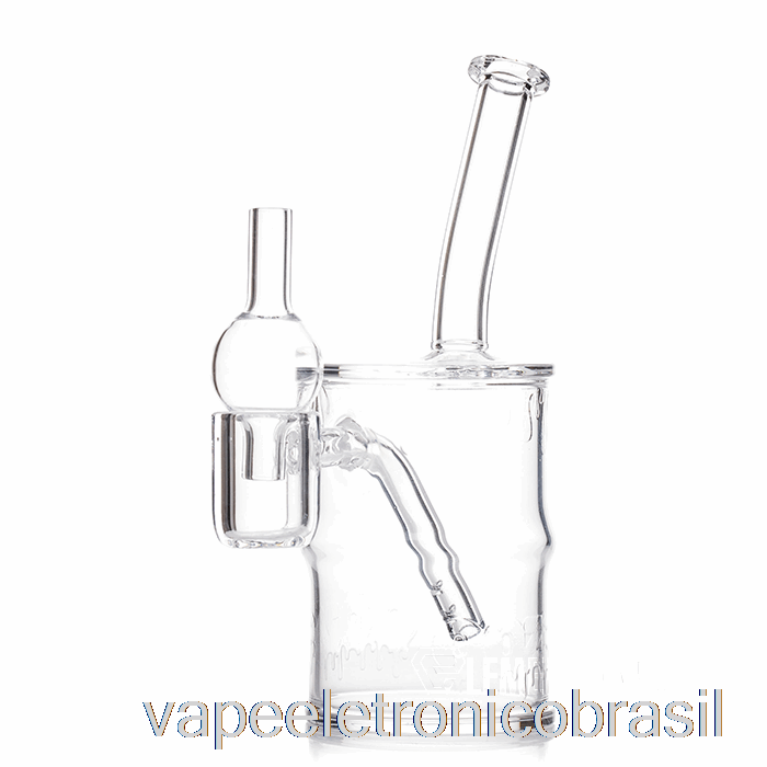 Vape Eletrônico Lodo Barril Tóxico Mini Dab Rig Transparente